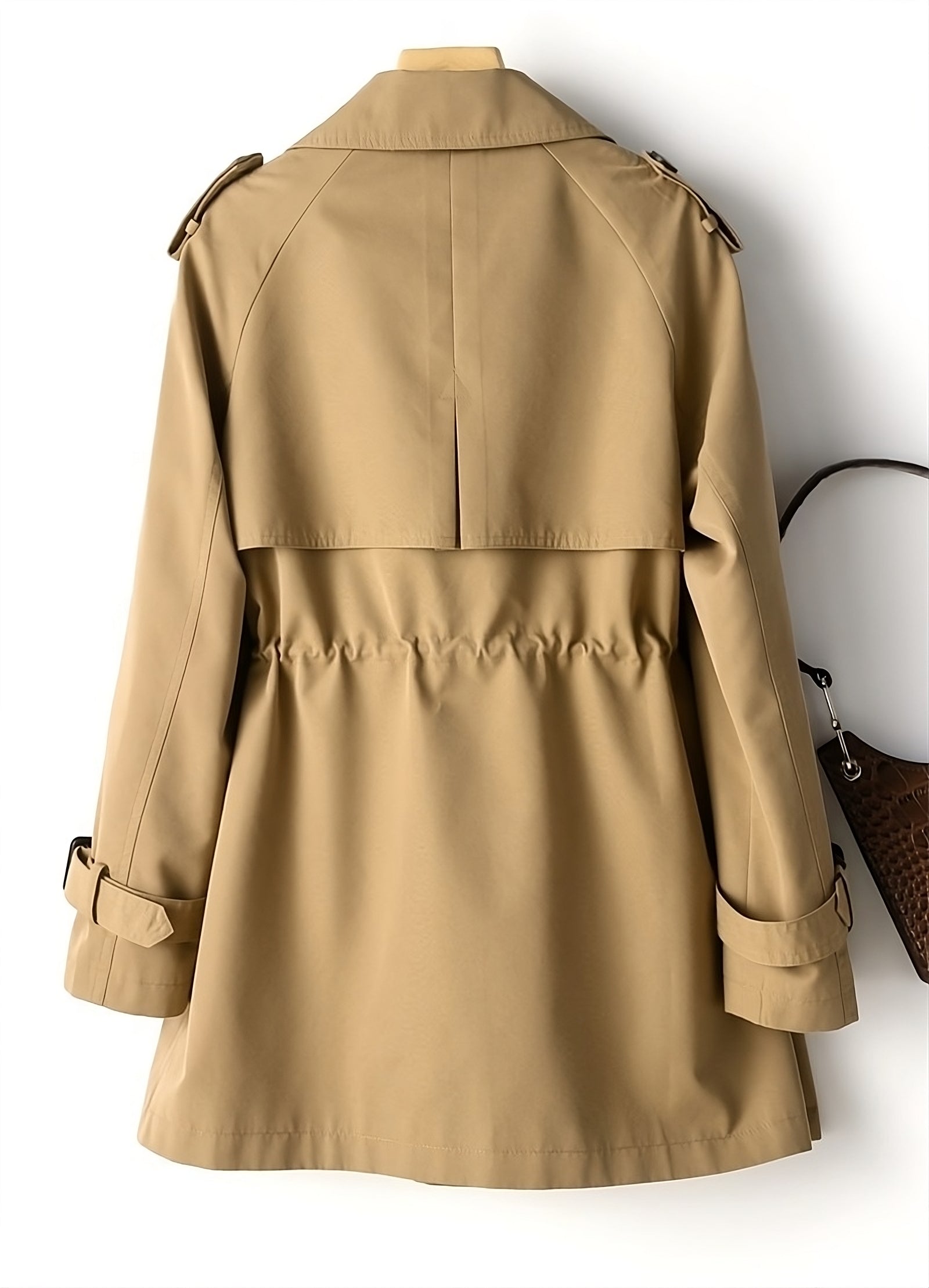 Women's Trench Coat – Long Slim Fit Classic Trench Style Fall Coat Women
