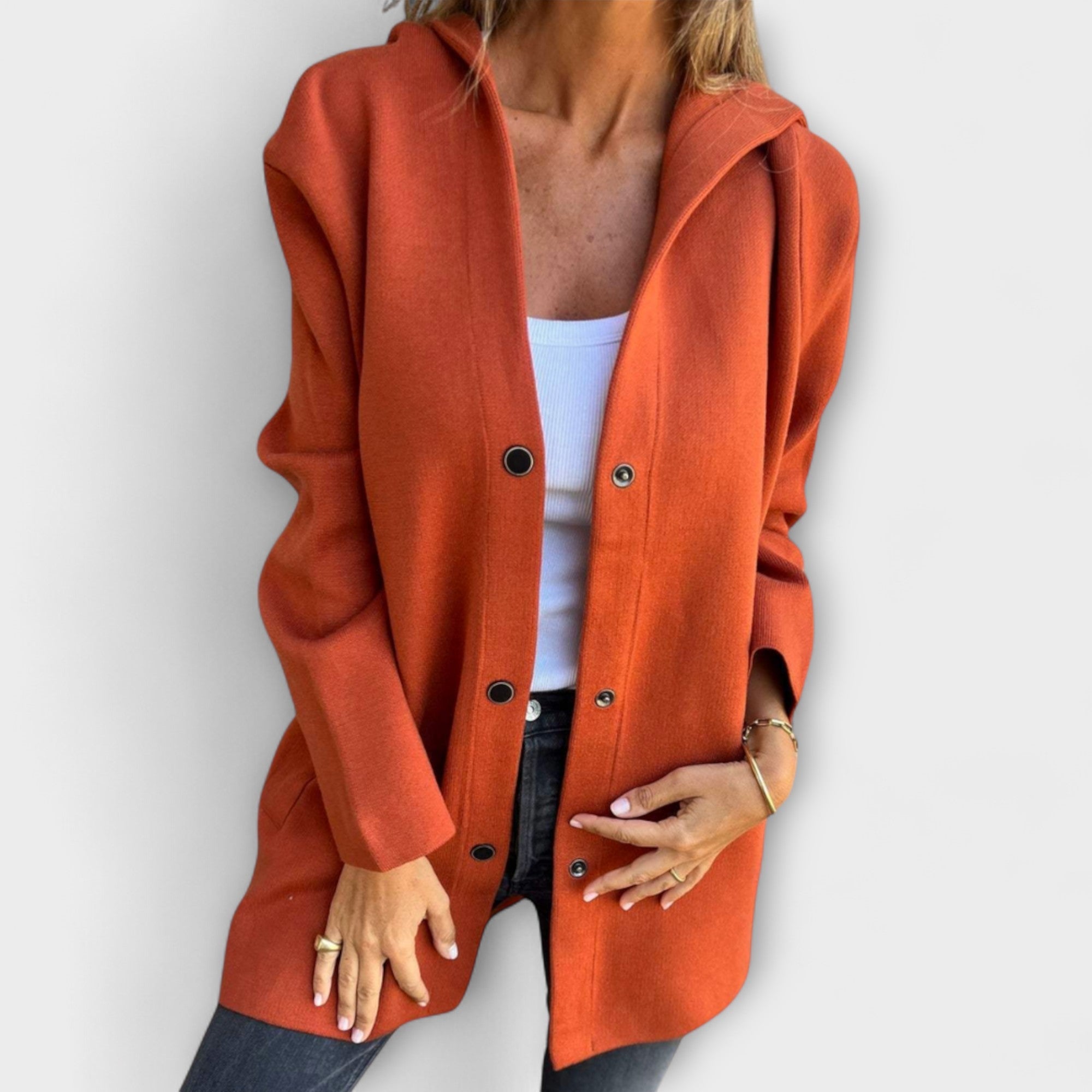 Elegante Jacke – Komfortable Damenjacke Aus Premium Stoff | Übergangsjacke Damen Büro Outfit