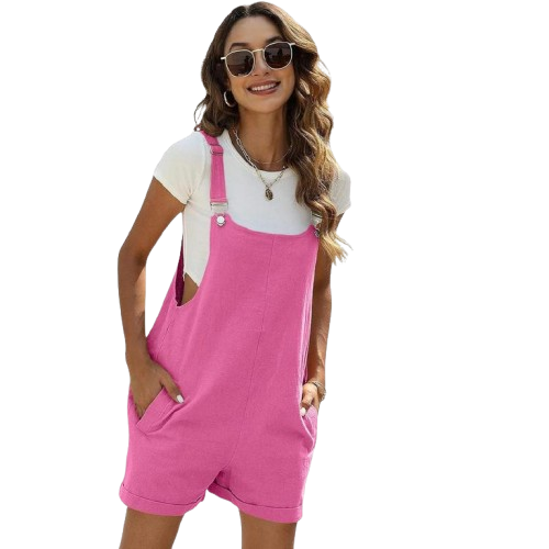 Summer Short Jumpsuit – Casual Minimalist Lightweight Romper for Warm Weather