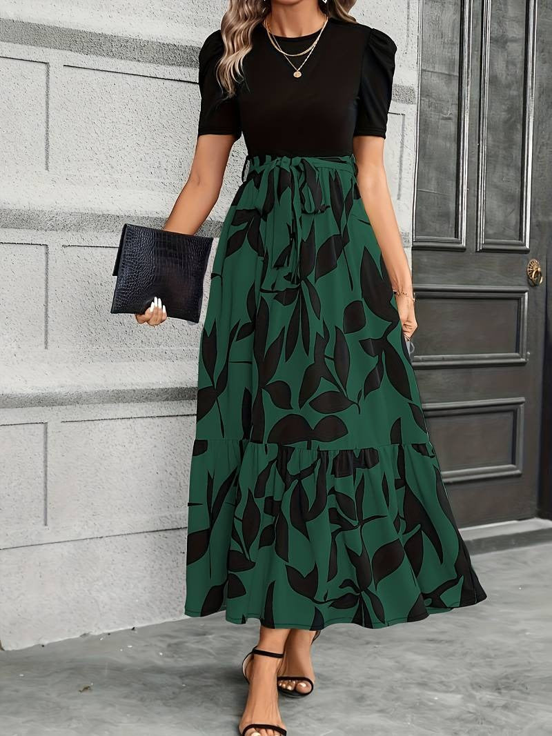 Floral Print Dress - Lightweight Summer Dress With Flattering Fit For Women