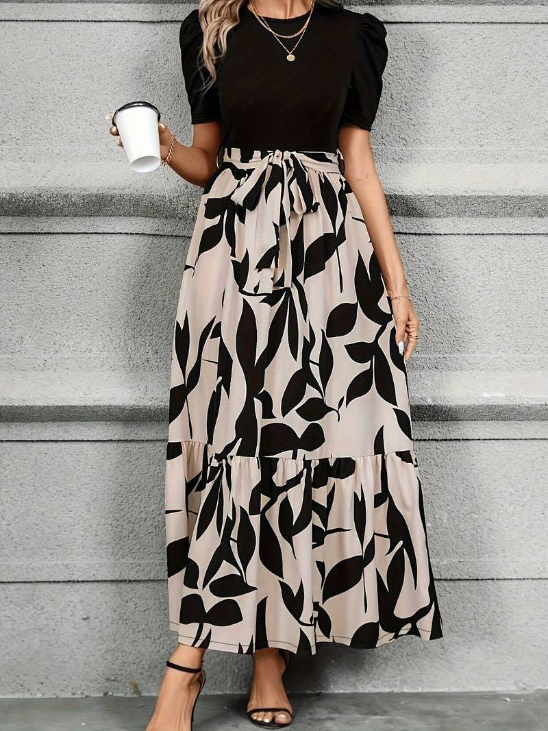 Floral Print Dress - Lightweight Summer Dress With Flattering Fit For Women