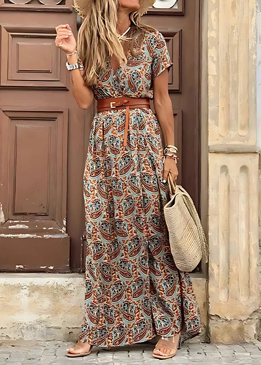 Boho Silhouette Dress – Lightweight Fabric, Relaxed Fit & Effortless Bohemian Style