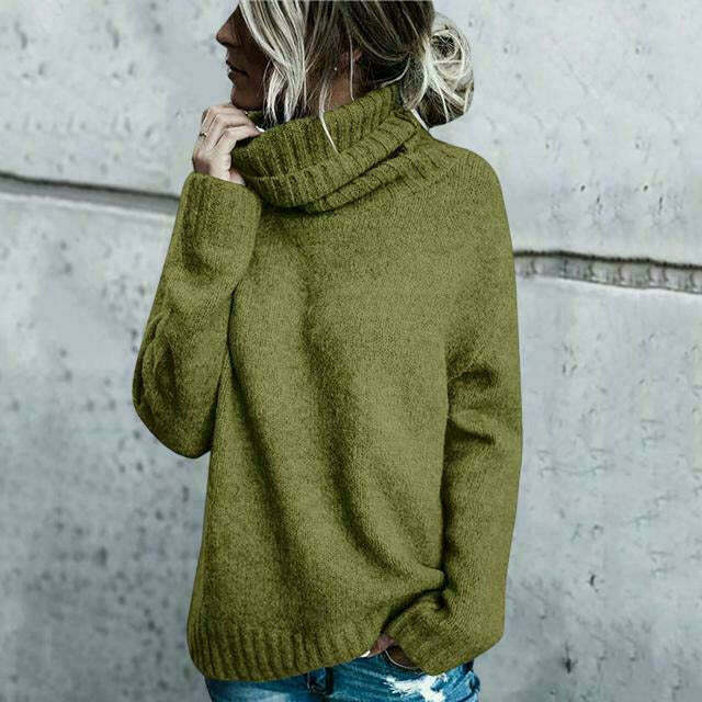 Cozy Turtleneck Sweater – Women's Winter Sweater | Soft Knit Pullover, Relaxed Fit