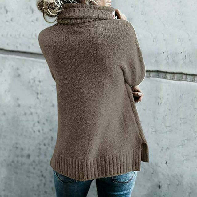 Cozy Turtleneck Sweater – Women's Winter Sweater | Soft Knit Pullover, Relaxed Fit