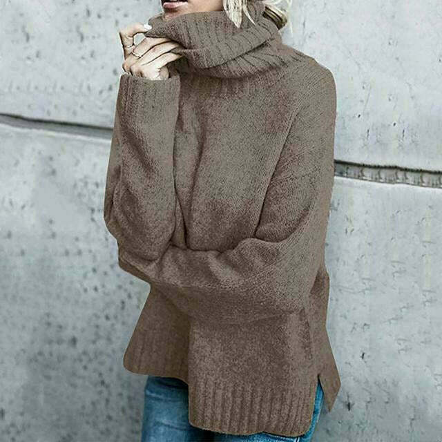 Cozy Turtleneck Sweater – Women's Winter Sweater | Soft Knit Pullover, Relaxed Fit
