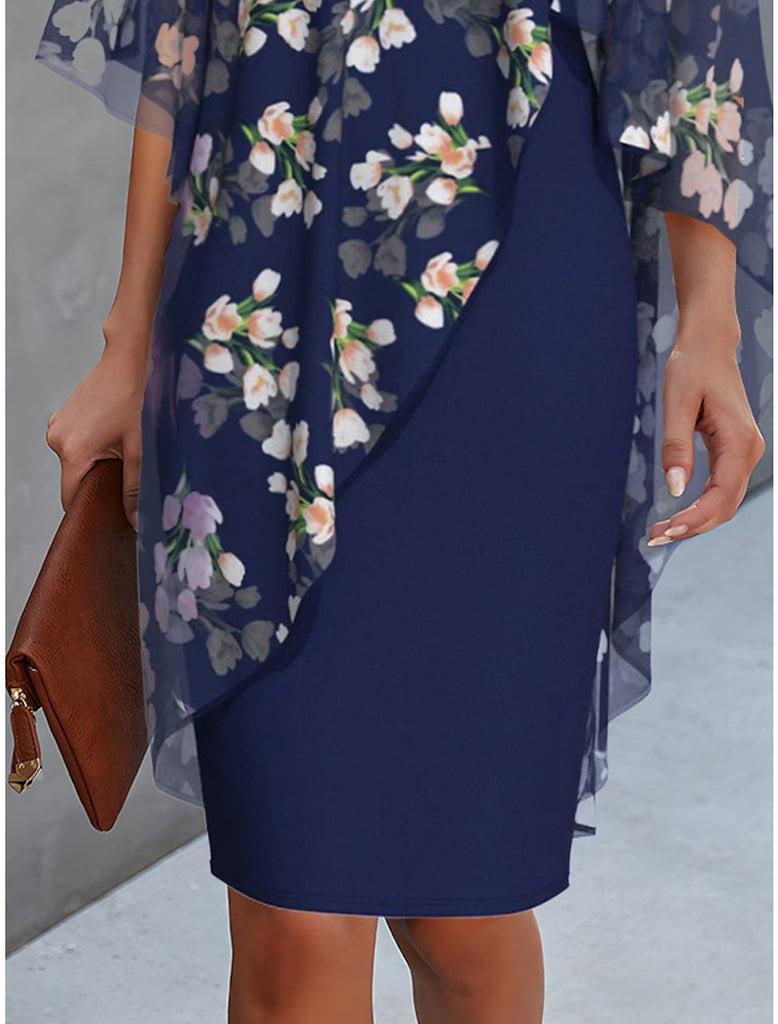 Floral Dress With Flattering Tummy Control - Lightweight, Breathable Summer Style