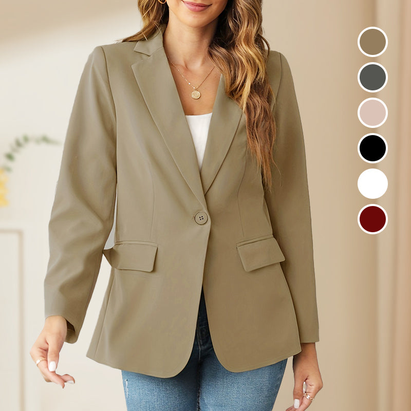 Solid Elegance Jacket - Mariah™ Tailored Fit Women's Classic Outerwear