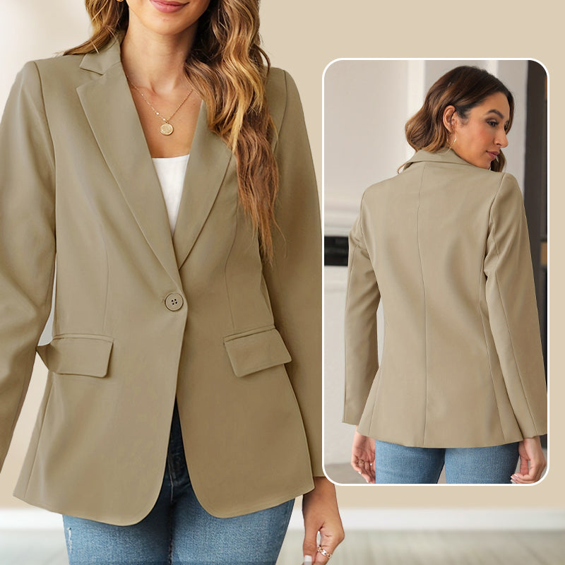 Solid Elegance Jacket - Mariah™ Tailored Fit Women's Classic Outerwear