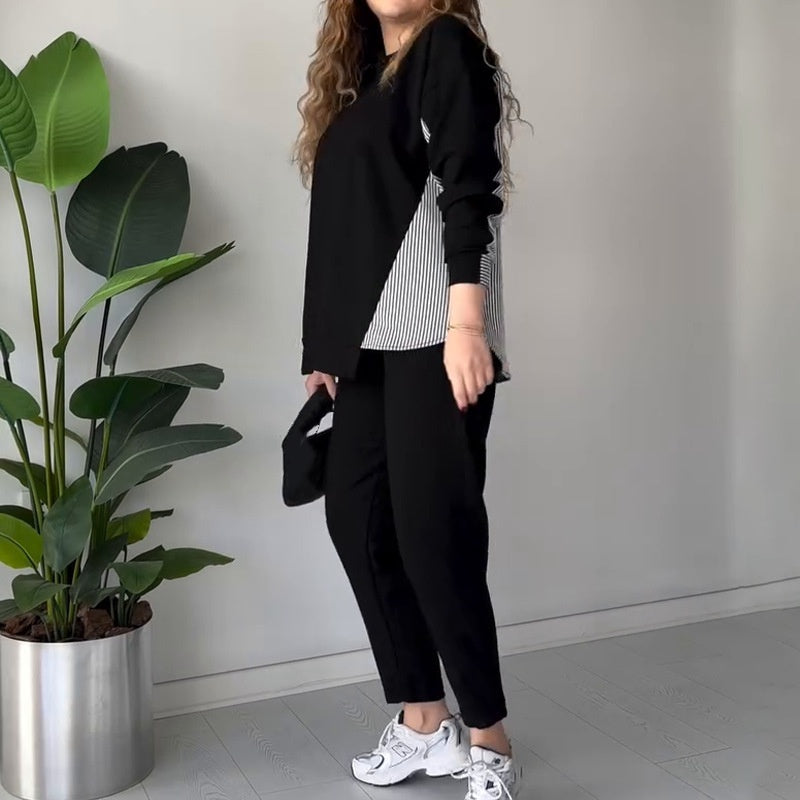 Two-Piece Lounge Set – Women's Loungewear | Soft Fabric, Relaxed Fit Outfit