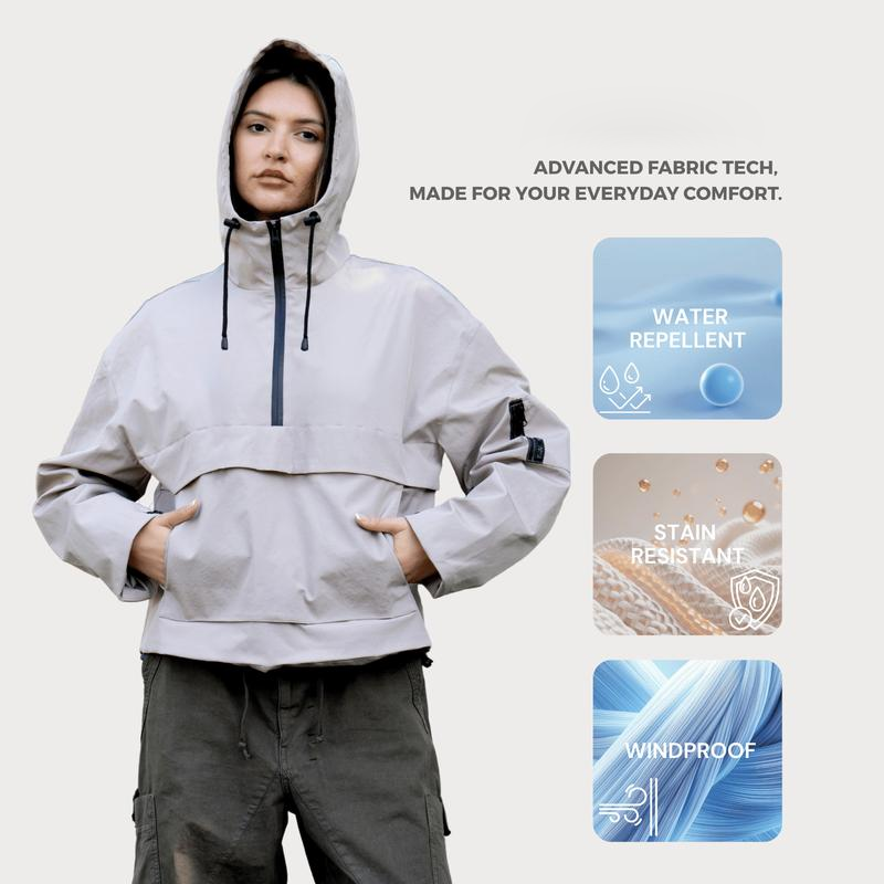 Women's 3-in-1 Jacket – Weather Resistant, Removable Inner Layer & Adjustable Hood