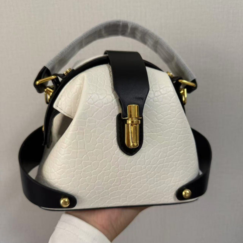 Trendy Block Bag – Structured Tote With Shoulder Strap & Organized Compartments