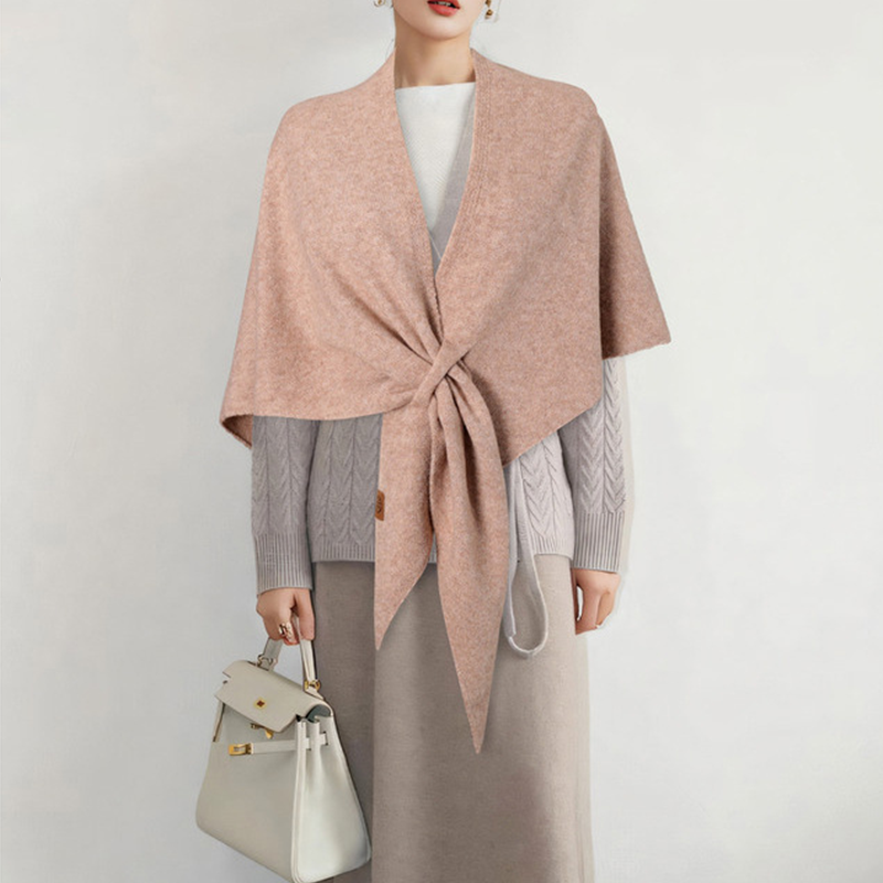 Fashion Triangular Shawl – Lightweight Women's Wrap With Soft Breathable Fabric